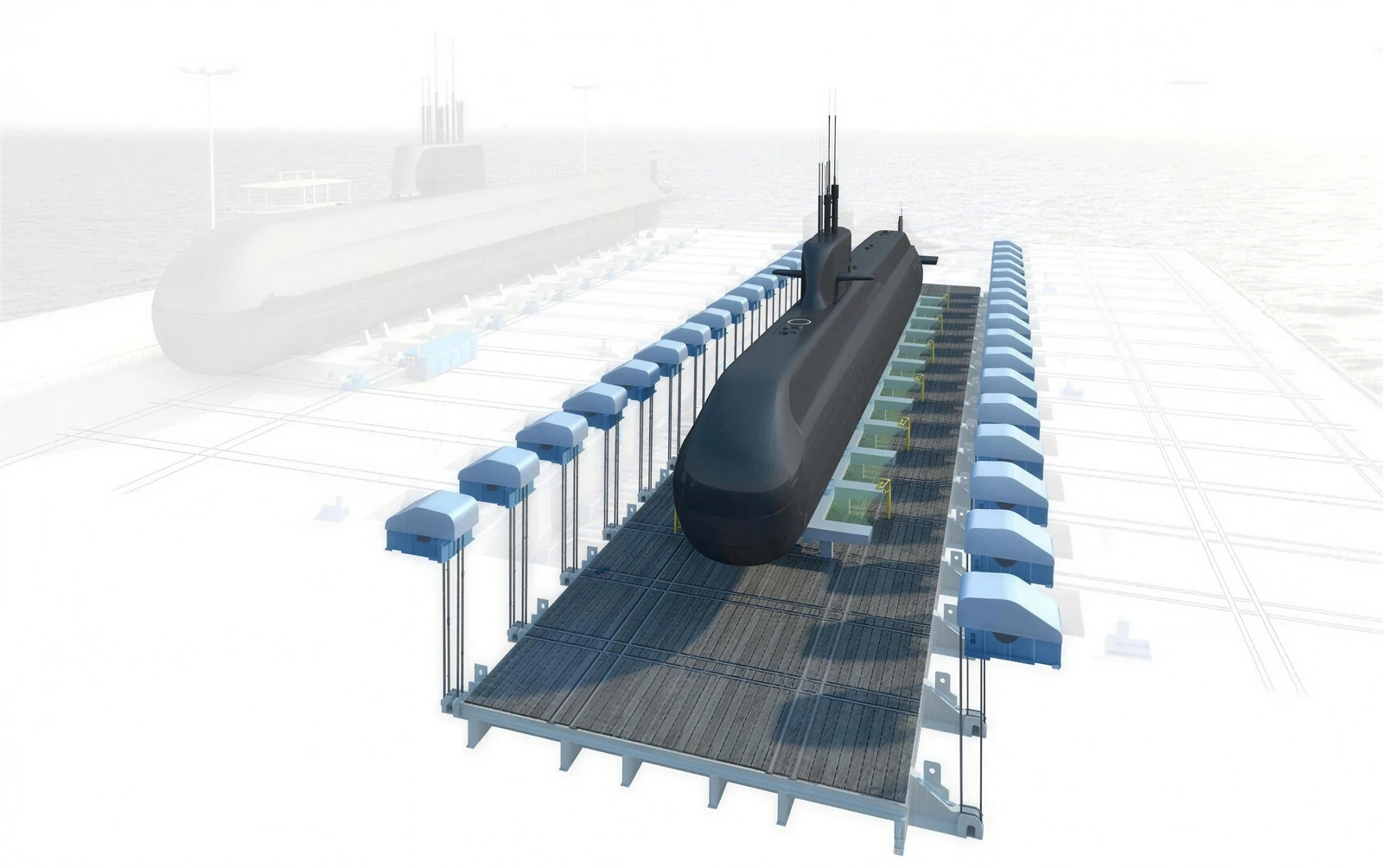 Shiplift arrangement