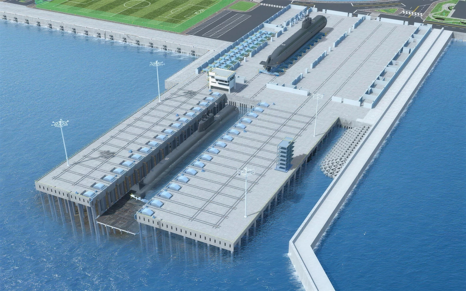 Pier layout